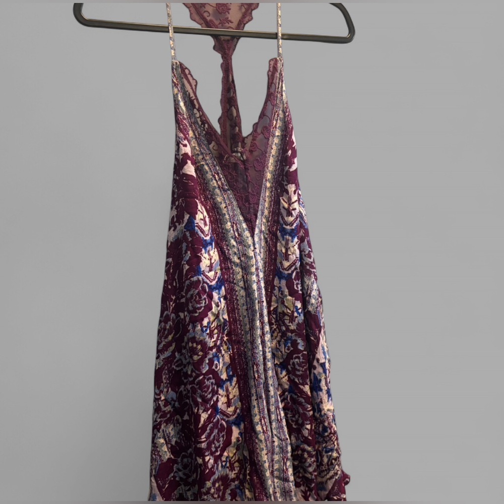 Free People Intimately Mini Lace Trim Dress S - Picture 2 of 4